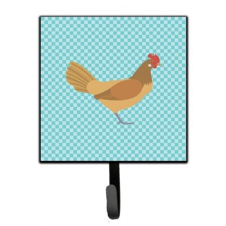 Jensendistributionservices Frisian Friesian Chicken Blue Check Leash or Key Holder MI2100808